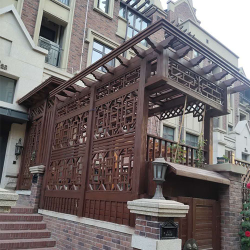 防腐木葡萄架